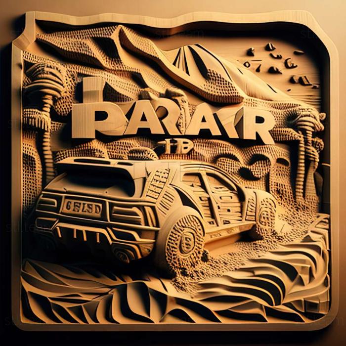 3D model Paris Dakar Rally game (STL)